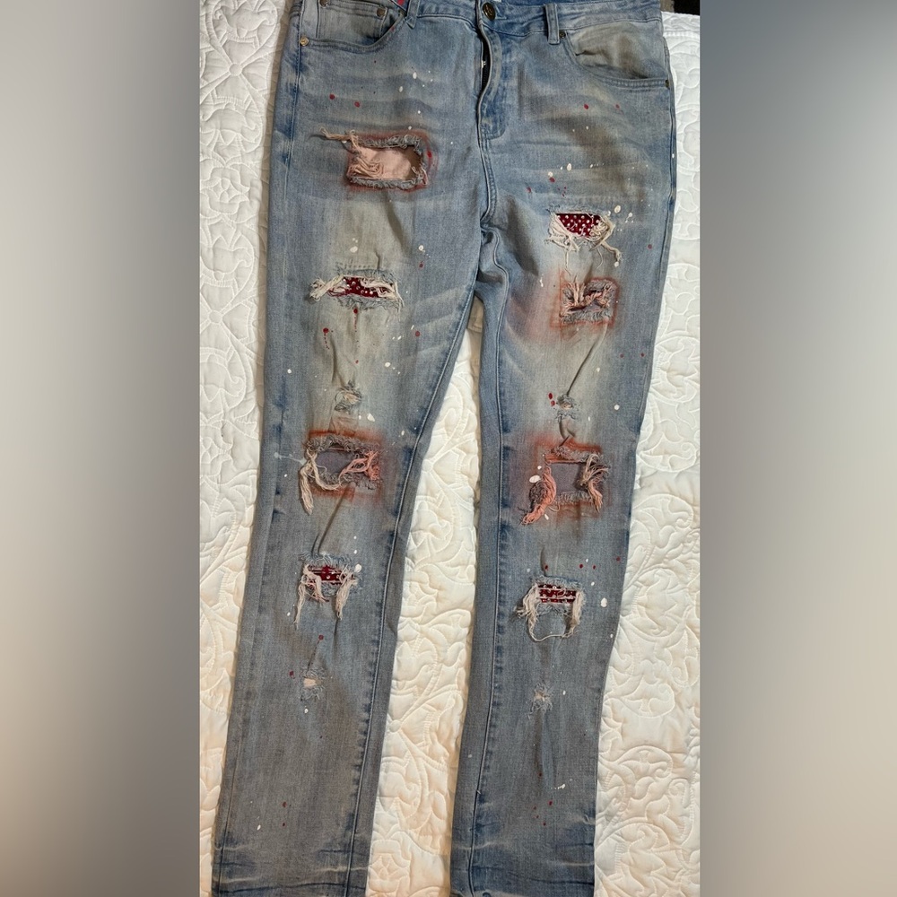 Men’s Ferrari Massari Samurai Drip biker jeans